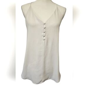 Loft Ivory Halter Top Polyester Women's Size Small